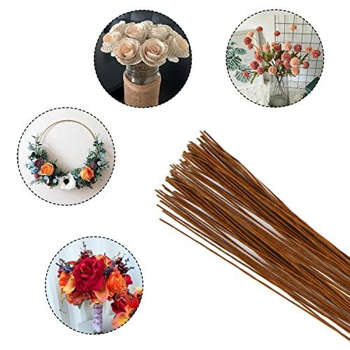 DECORA Decora 20 Gauge Brown Floral Wire 16 inch,50/Package
