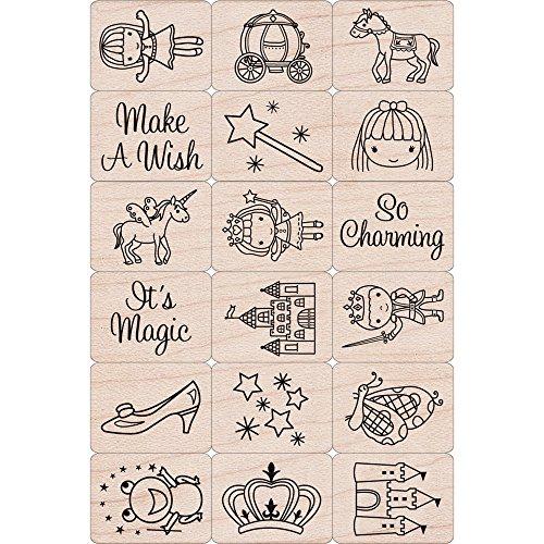 Hero Arts Hero Arts LP199 Ink 'n' Stamp Wood Sets, Fairy Princess