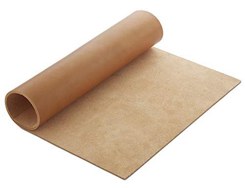 Creation Point CP 4-5 oz Leather Hide - Vegetable Tanned Tooling Leather - Cowhide Leather Sheet 1.6-2.0mm (4" x 4") Pack of 2