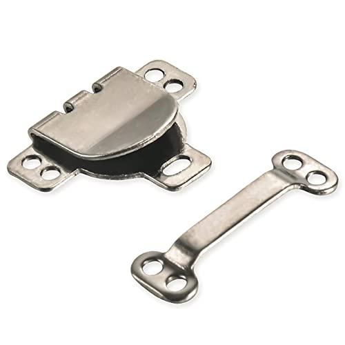 Lakesstory Hook and Eye Closures Sewing Hooks and Eyes Hook & Eye Closure Metal Hook and Eye Fasteners Metal Bra Hook and Eye Nickel Hook and Eye Closure Bra Pack of 4