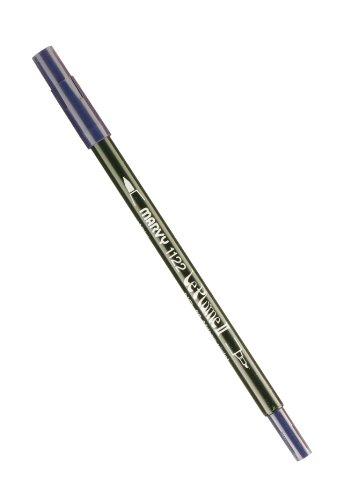 UCHIDA UCHIDA Marvy Extra Fine Tip Le Plume II Double Ender Marker Pen Art Supplies, African Violet