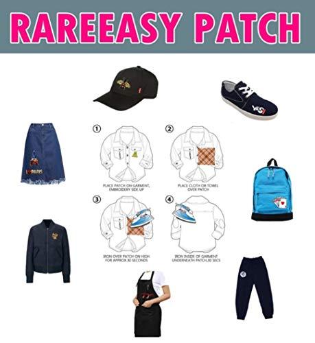 Rareeasy Mini Cartoon patch Mini Red Peace Dove with Heart Embroidered Iron-On Patch Kids Cartoon Logo Jackets Bags Hat Jeans T-Shirt Backpacks Costume