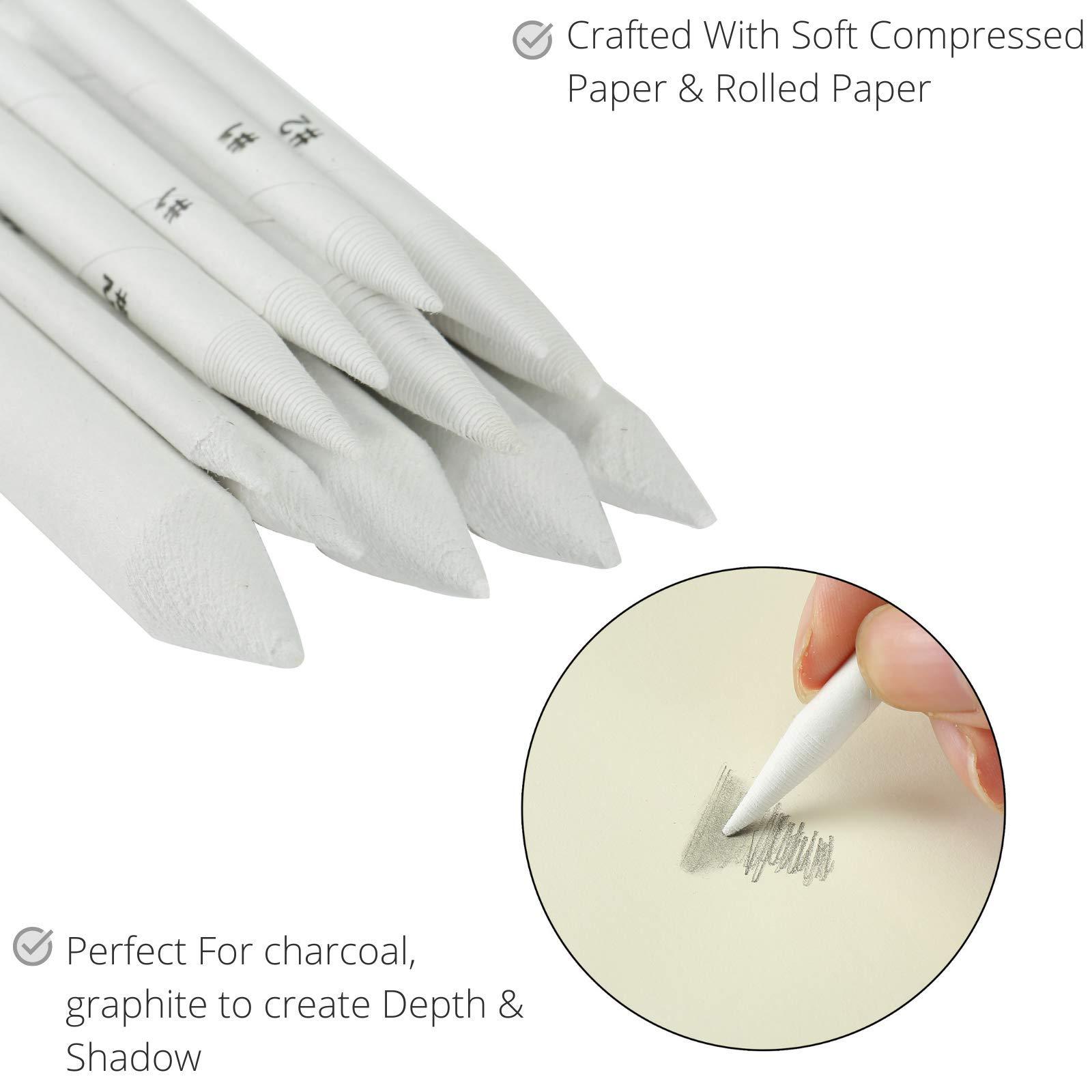 Mr. Pen Mr. Pen - 14 Pack of Blending Stumps, Art Eraser, Blending Sticks for Drawing, Shading Pencils for Sketching