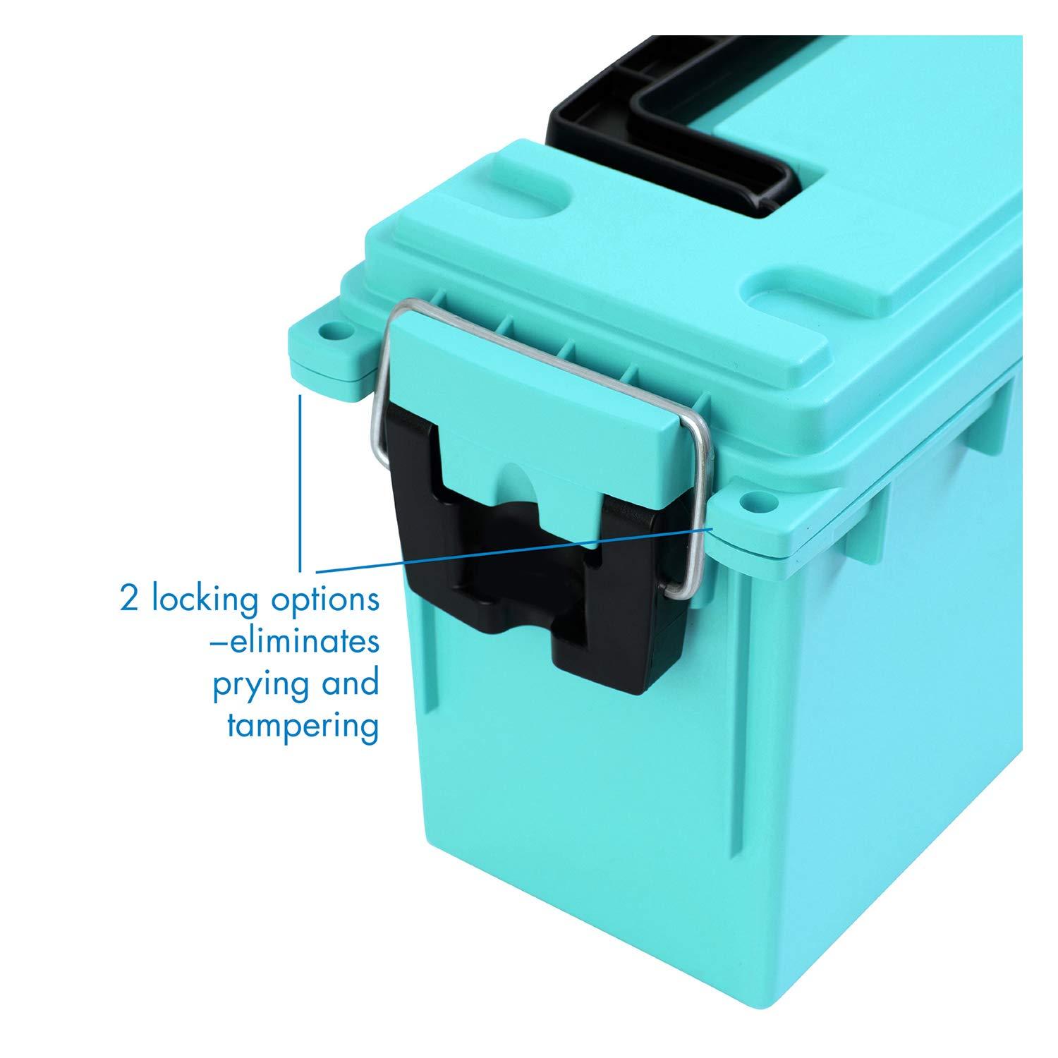 Logix Logix 12533 Teal Craft Organizer, Art Supply Organizer and Storage, Lockable School Supplies Organization, Moisture Resistant, Made in USA