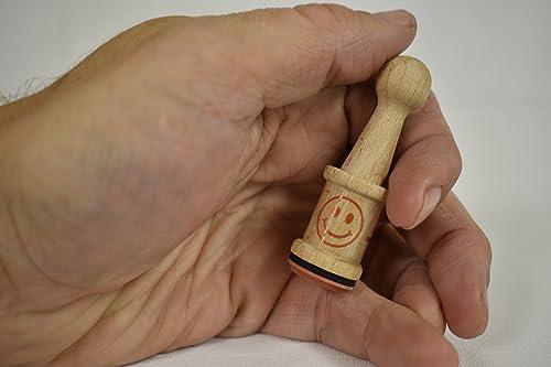 DIRECTGLOW LLC Little Classic Rubber Stamp (Smiley Face)