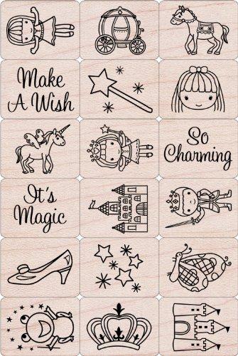 Hero Arts Hero Arts LP199 Ink 'n' Stamp Wood Sets, Fairy Princess
