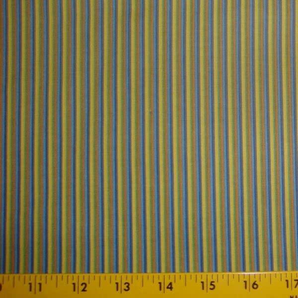 FlashPhoenix FlashPhoenix Quality Sewing Fabric BTY Paddington Bear Travelling Strips 100% CottonFabric Size; 36\" x 44\" by The Yard