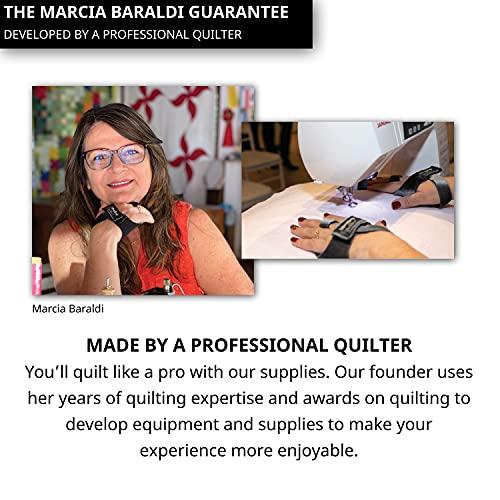 Marcia Baraldi Marcia Baraldi Quilting Grip Gloves for Free Motion Quilting or Sewing - Adjustable Sizes- Small-Medium-Large