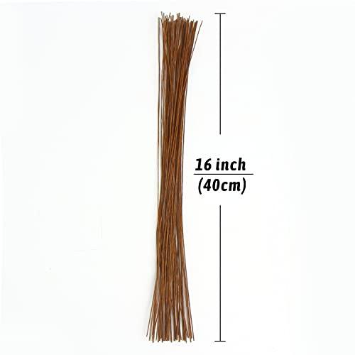 DECORA Decora 20 Gauge Brown Floral Wire 16 inch,50/Package