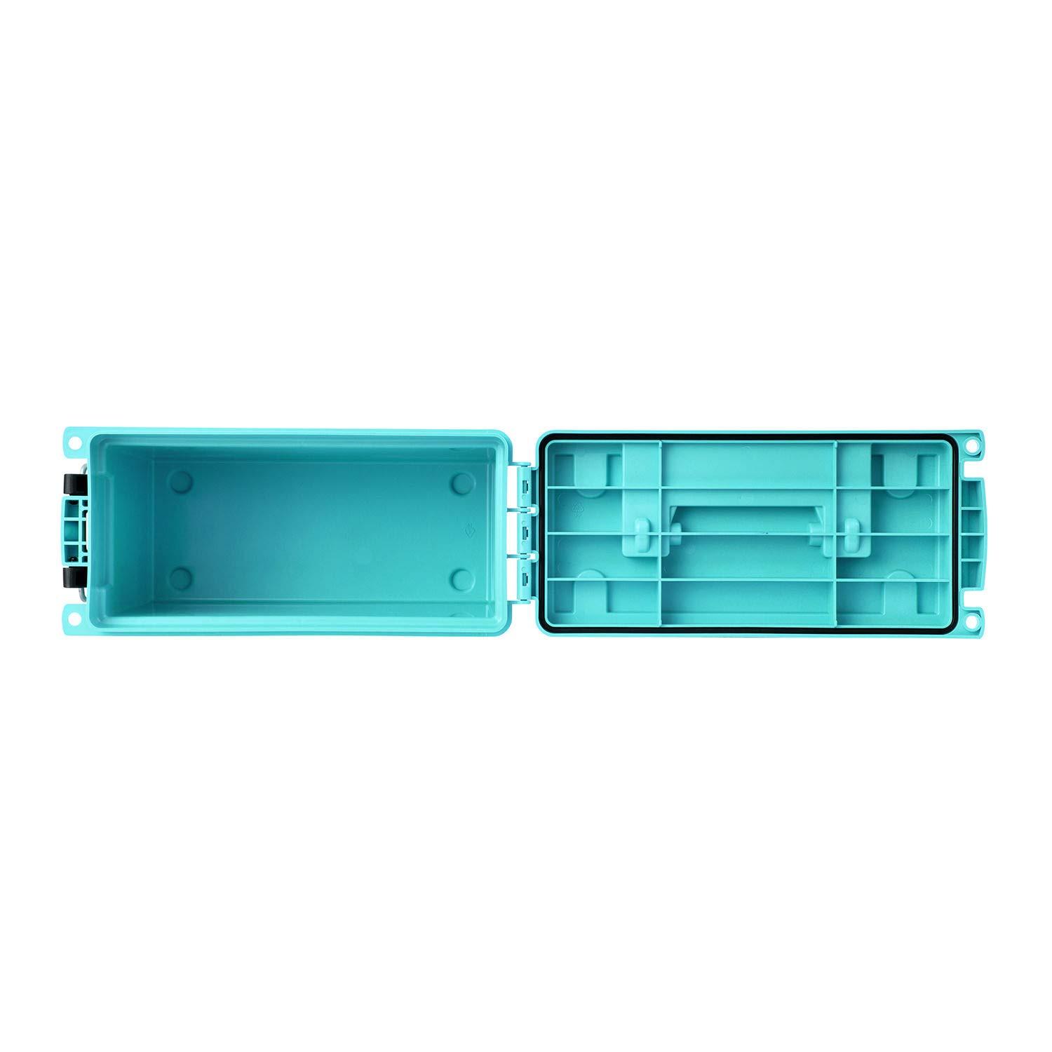 Logix Logix 12533 Teal Craft Organizer, Art Supply Organizer and Storage, Lockable School Supplies Organization, Moisture Resistant, Made in USA