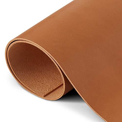 Creation Point CP 4-5 oz Leather Hide - Vegetable Tanned Tooling Leather - Cowhide Leather Sheet 1.6-2.0mm (4" x 4") Pack of 2