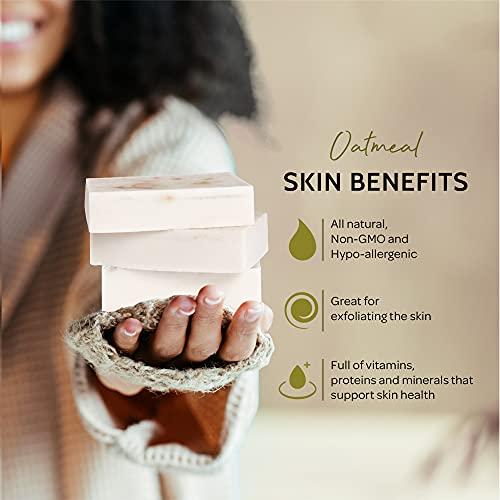 Pifito Pifito Oatmeal Melt and Pour Soap Base (5 lb) ? Bulk Premium 100% Natural Glycerin Soap Base ? Luxurious Soap Making Supplies