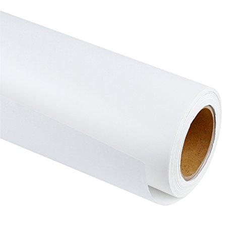 RUSPEPA RUSPEPA White Kraft Paper Roll - 48 inches x 100 feet - Recyclable Paper Perfect for Wrapping, Craft, Packing, Floor Covering, Dunnage, Parcel, Table Runner
