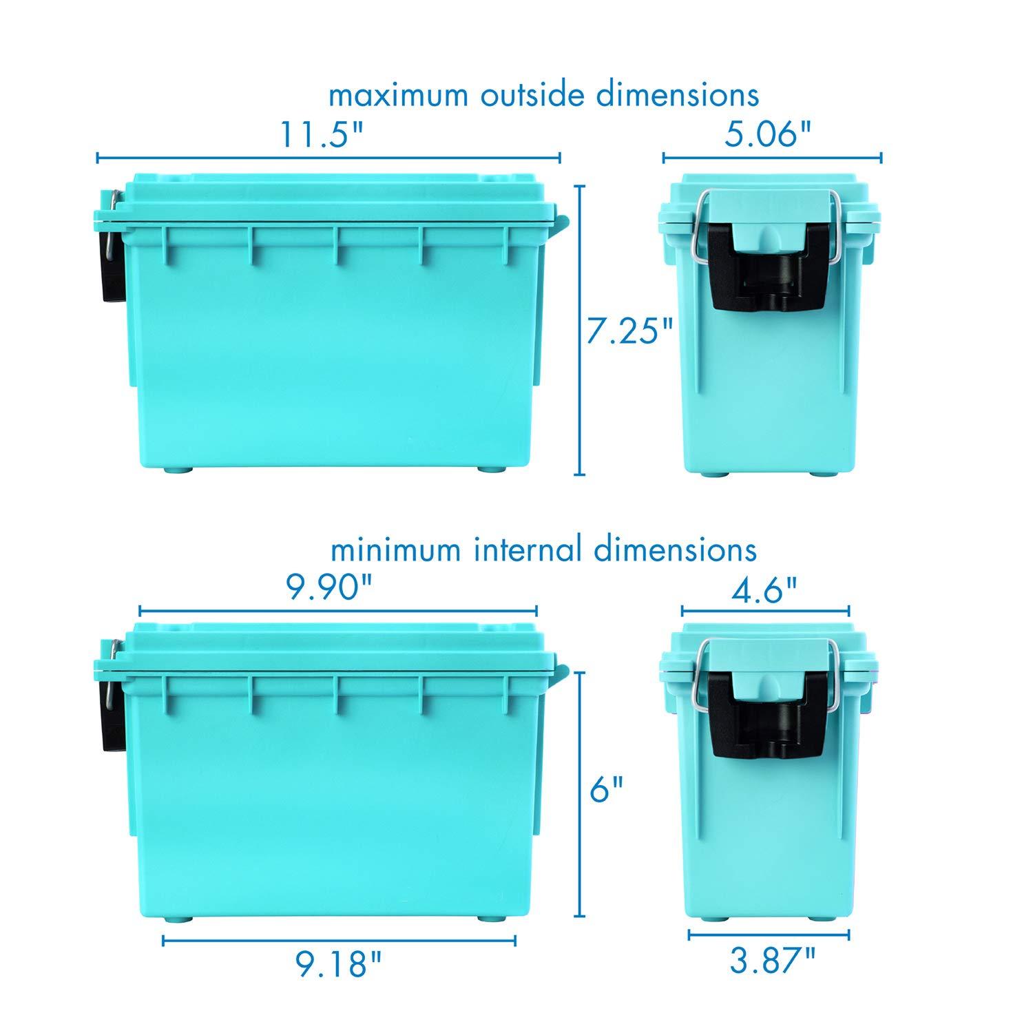Logix Logix 12533 Teal Craft Organizer, Art Supply Organizer and Storage, Lockable School Supplies Organization, Moisture Resistant, Made in USA