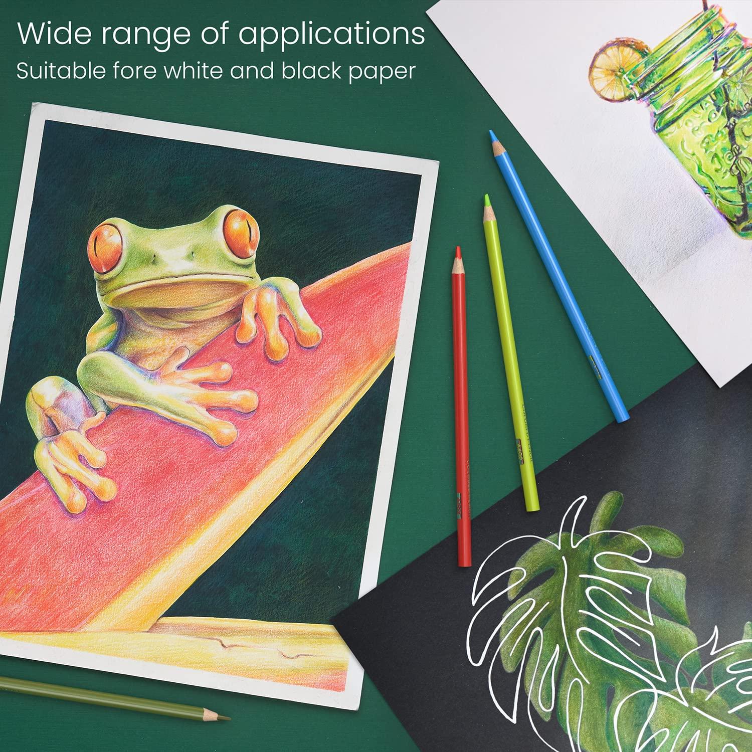 ARTEZA ARTEZA Colored Pencils, 48 Soft Color Pencils, Highly-Pigmented, Wax-Based Coloring Pencils for Artists, and Beginners