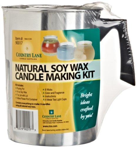 Country Lane Country Lane – Natural Soy Wax Candle Making Kit – DIY – Homemade