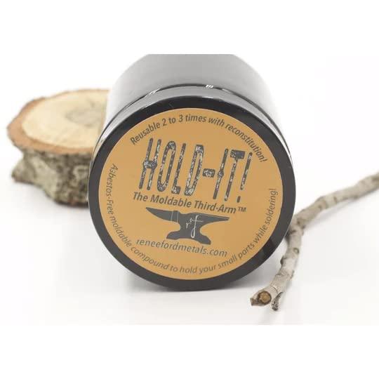 PEPE Pepe Tools The Moldable Third Arm Solder Positioning Clay by Renee Ford Metals Beige