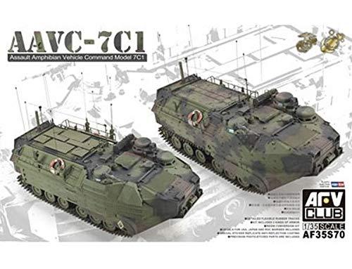 AFV Club AFV35S70 1:35 AFV Club AAVC-7C1 Assault Amphibian Vehicle Command Model 7C1 Model KIT