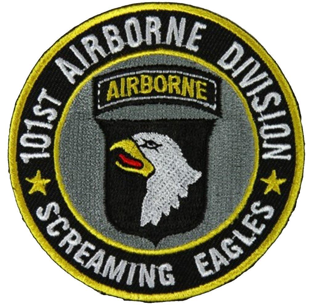 CP 101ST Airborne Division Screaming Eagles Round Patch - Color - Veteran Owned Business.