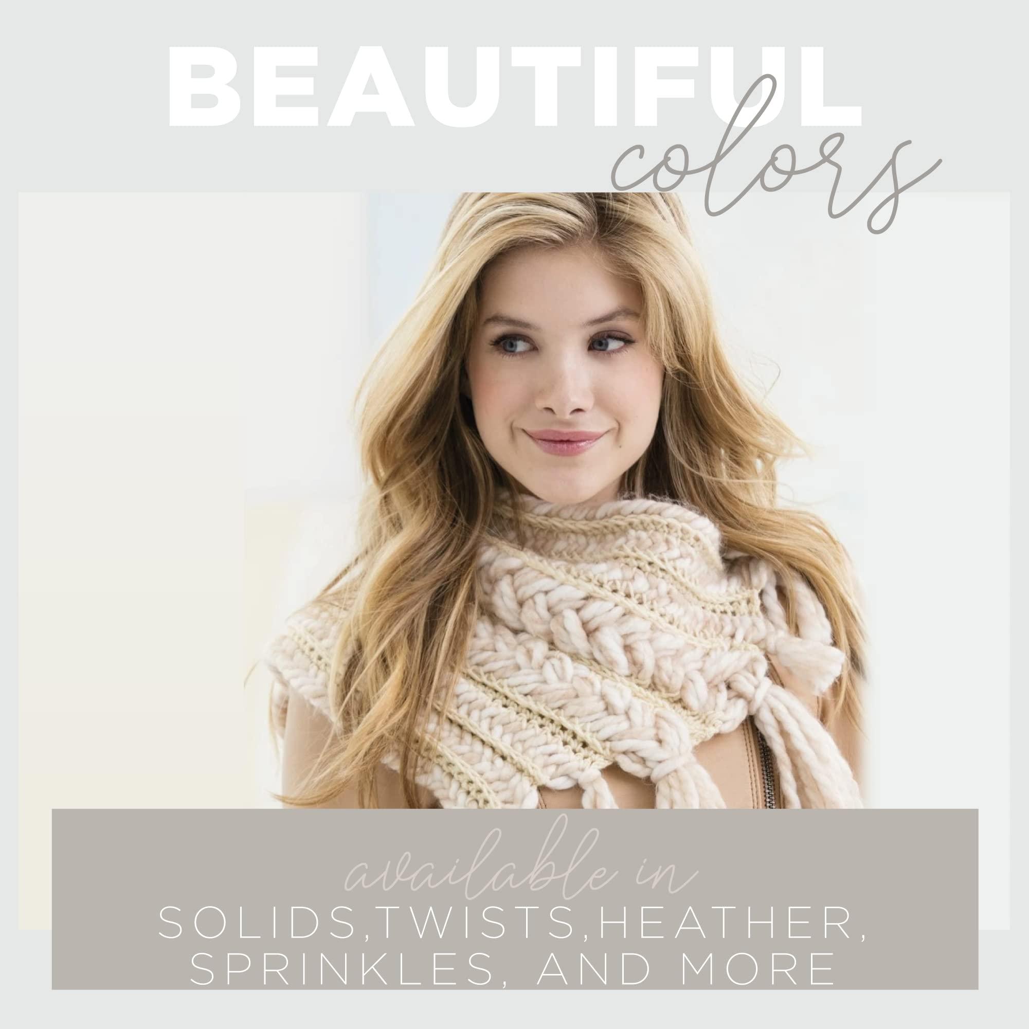 Lion Brand Yarn Lion Brand Yarn Wool-Ease Yarn, Worsted-Weight Yarn for Knitting and Crocheting, 1 Pack, Fisherman