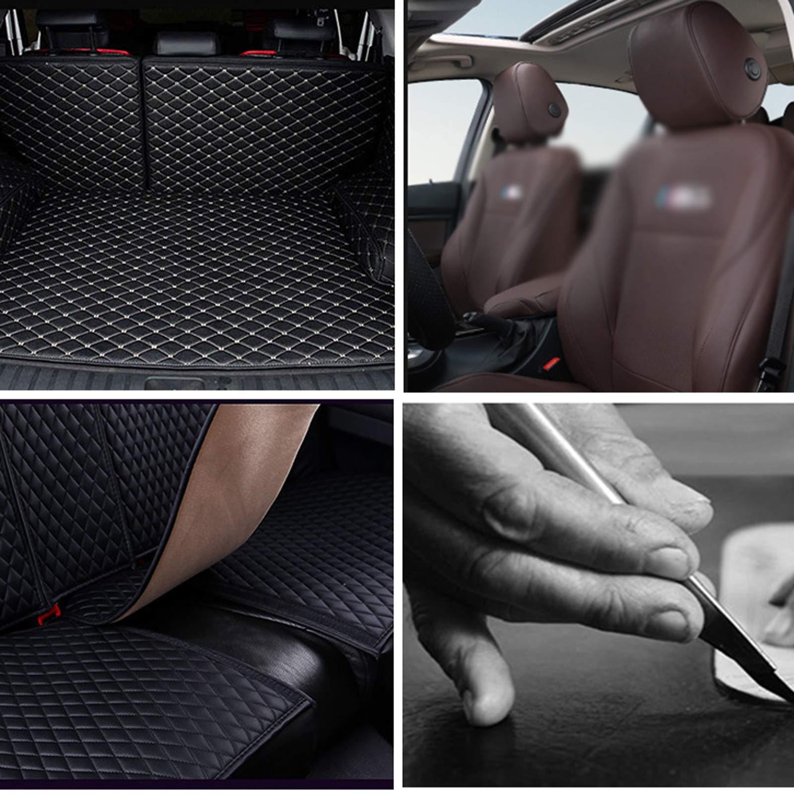 NAKAN Quilted Faux Leather Fabric Sheet 0.6cm Thick Solid Colors Synthetic Leather Vinyl Leather Fabric Skin Leather Fabric Soft PVC Leather for Wallet Handbags Making Sewing Crafting Car Seat (Size:1.5x2m)