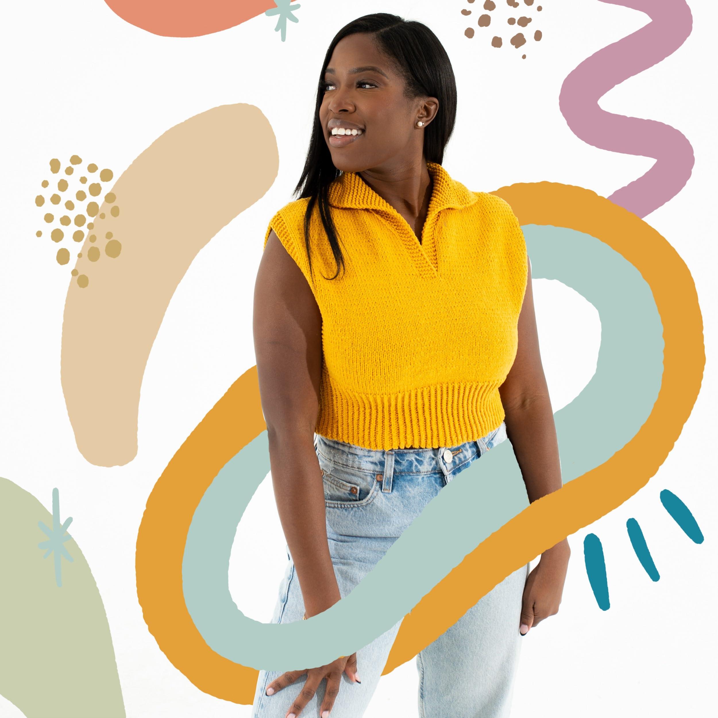 Lion Brand Yarn Lion Brand Yarn Feels Like Butta Soft Yarn for Crocheting and Knitting, Velvety, 3-Pack, Cocoa