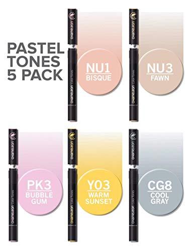 Chameleon Chameleon Art Products, Chameleon 5-Pen, Pastel Tones Set