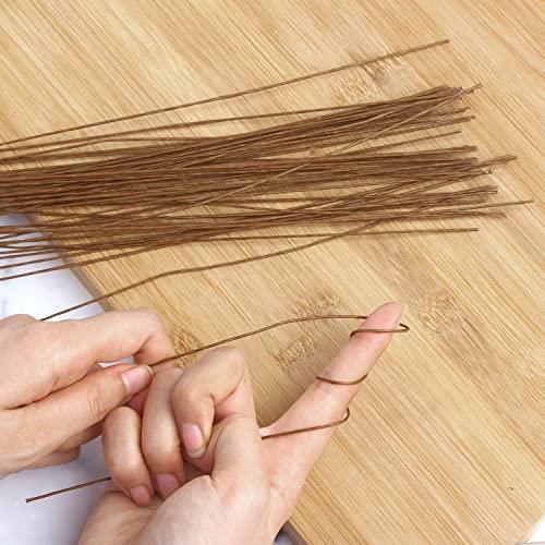 DECORA Decora 20 Gauge Brown Floral Wire 16 inch,50/Package