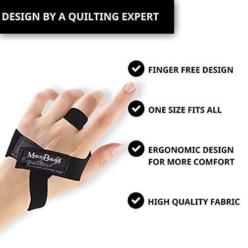 Marcia Baraldi Marcia Baraldi Quilting Grip Gloves for Free Motion Quilting or Sewing - Adjustable Sizes- Small-Medium-Large