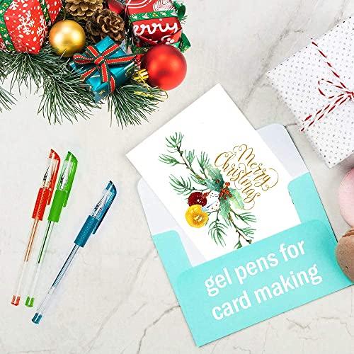 Aen Art Glitter Gel Pens, 100 Color Glitter Pen Set for Making Cards, 30% More Ink Neon Glitter Gel Marker for Adult Coloring Books, Journaling Crafting Doodling Drawing