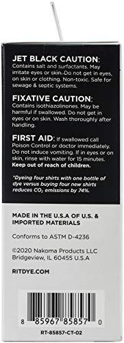 Rit Rit Back to Black Dye Kit, 5.88 x 5 x 2.38
