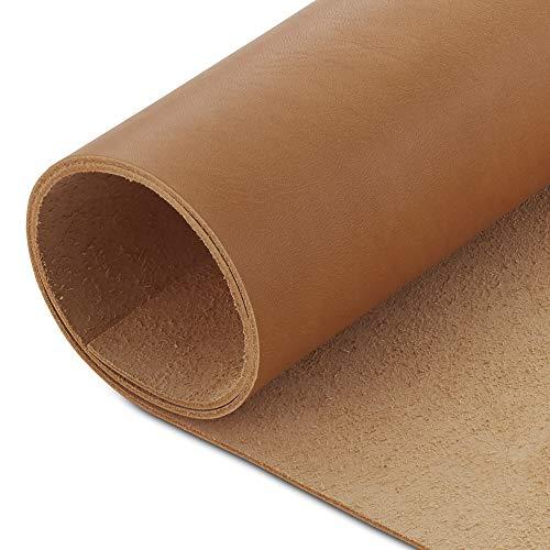 Creation Point CP 4-5 oz Leather Hide - Vegetable Tanned Tooling Leather - Cowhide Leather Sheet 1.6-2.0mm (4" x 4") Pack of 2