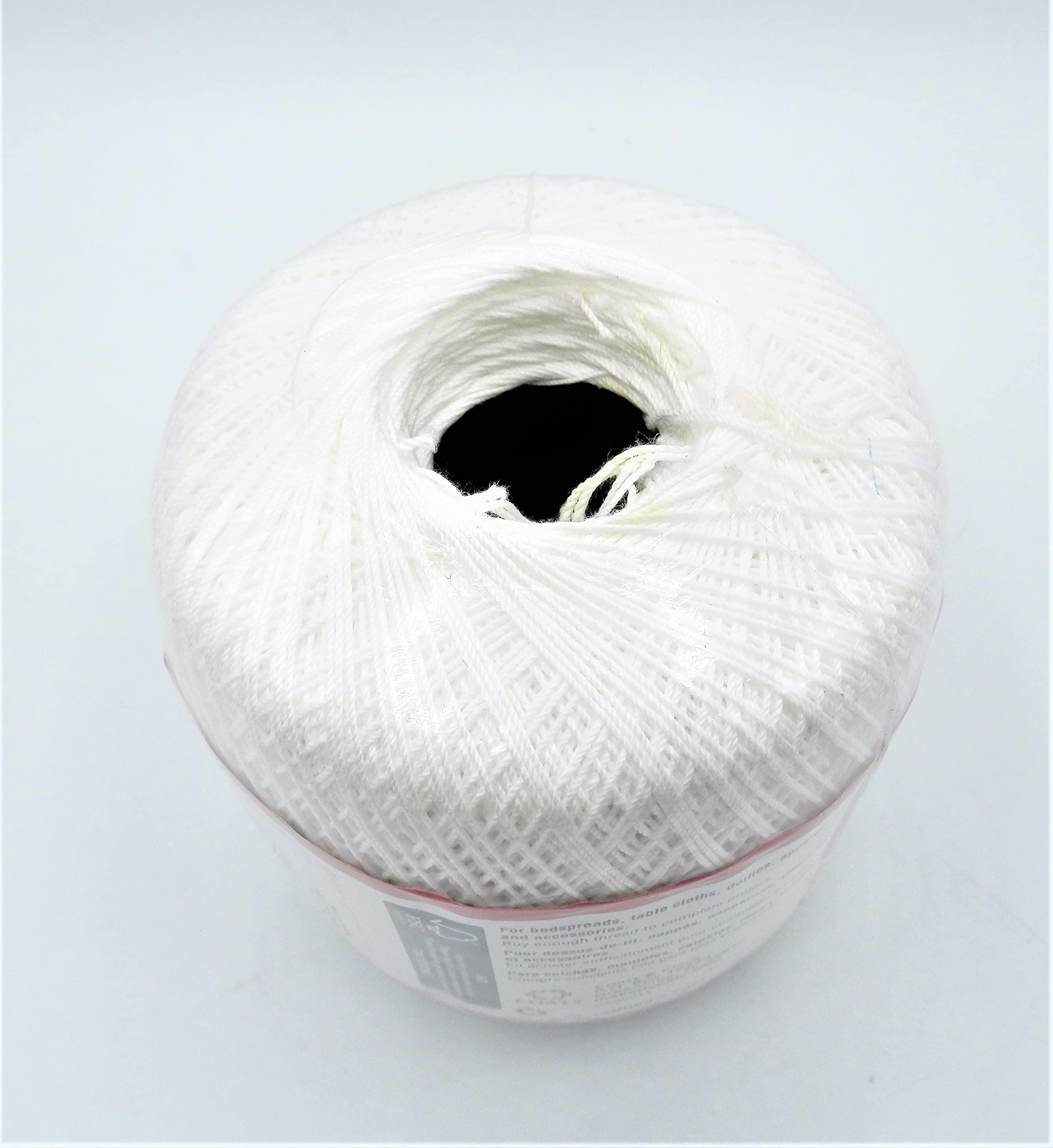 Red Heart Red Heart Classic Crochet Thread Size 10-White